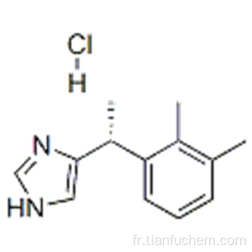 1H-imidazole, chlorhydrate de 5- [1- (2,3-diméthylphényl) éthyle] - (1: 1) CAS 86347-15-1